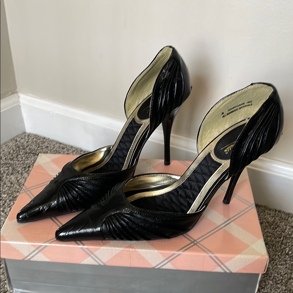 Anne Michelle Black Women's Heels